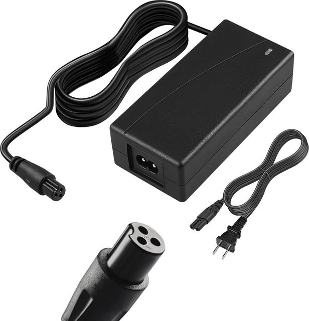 Aleaivy Universelles Lithium-Batterie Ladegerät 42V 2A für 36V Hoverboards in Schwarz - Bild 1