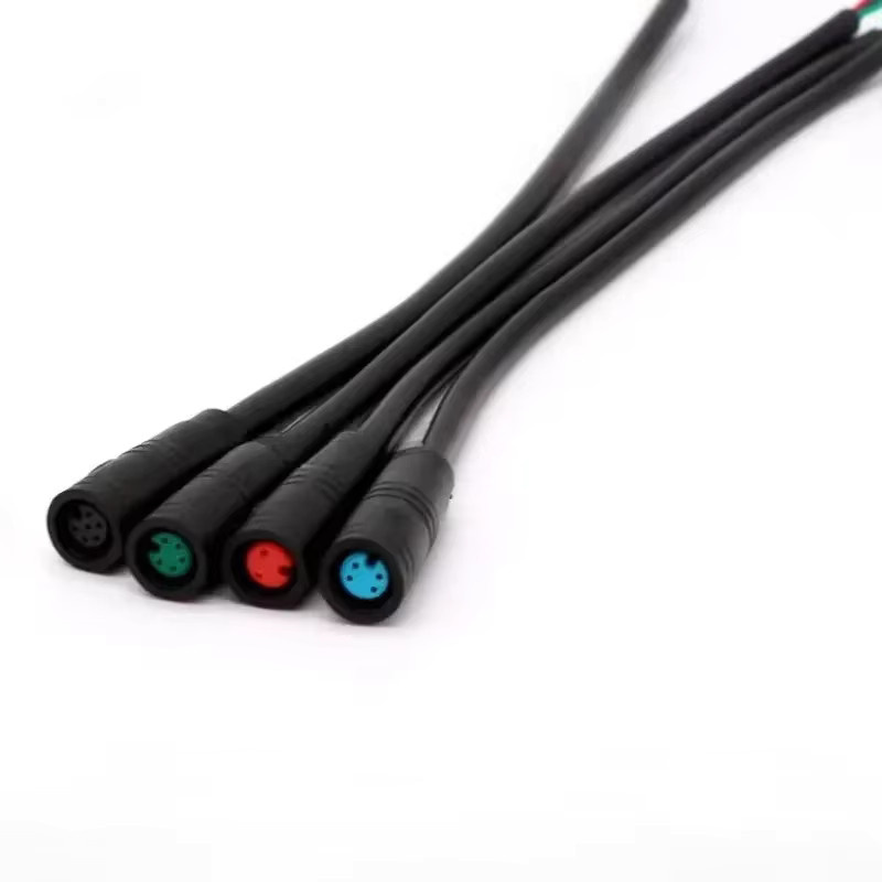 Julet 6mm Elektro-Steckverbinder Set mit Stecker und Buchse in Schwarz für E-Bike und Roller, wasserdicht, erhältlich als 2-, 3-, 4- oder 5-polige Ausführung - Bild 4