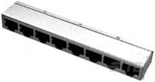 TE Connectivity Modular Jack Inverted mit LEDs in Grau 5406556-1 - Bild 1