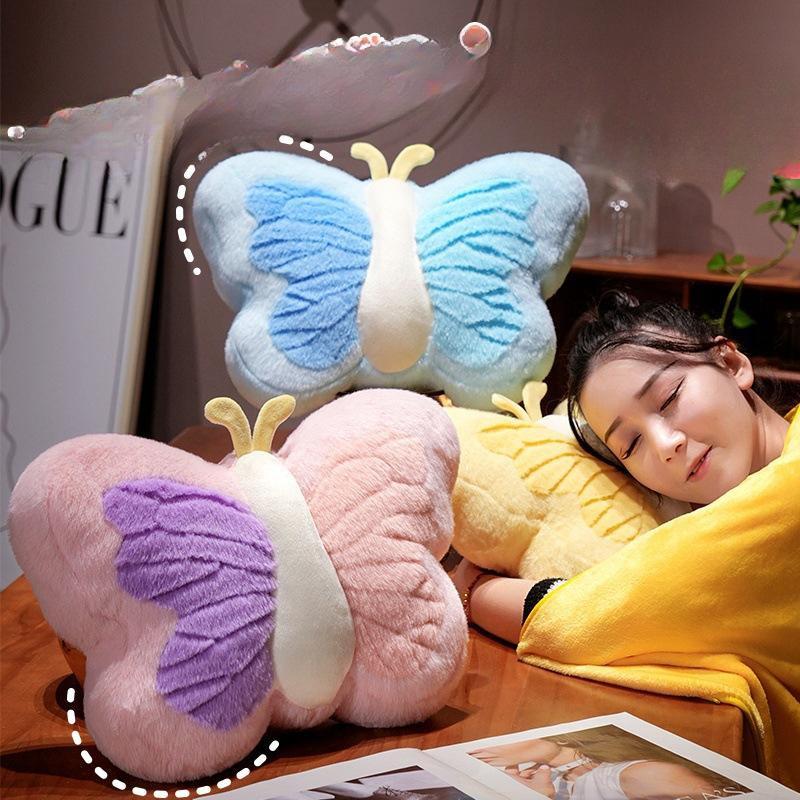 Yiran Furniture Schmetterlingskissen Plüsch Mädchen - Bild 2