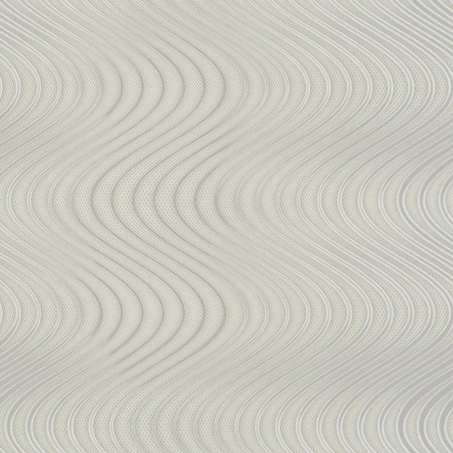 Marburg Vliestapete Welle Ikat in Greige-Pearl, abstraktes Design, Farbe: Beige, Breite: 0,70 m, Länge: 10,05 m - Bild 1
