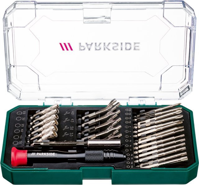 Parkside Präzisionswerkzeug- und Stiftschlüssel-Set aus Stahl mit 1/4 Zoll Antrieb - Bild 1