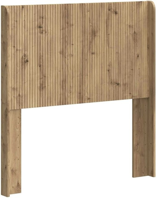 vidaXL Kopfteil Artisan-Eiche aus Holzwerkstoff in Braun mit vertikalem Latten-Design - Bild 1