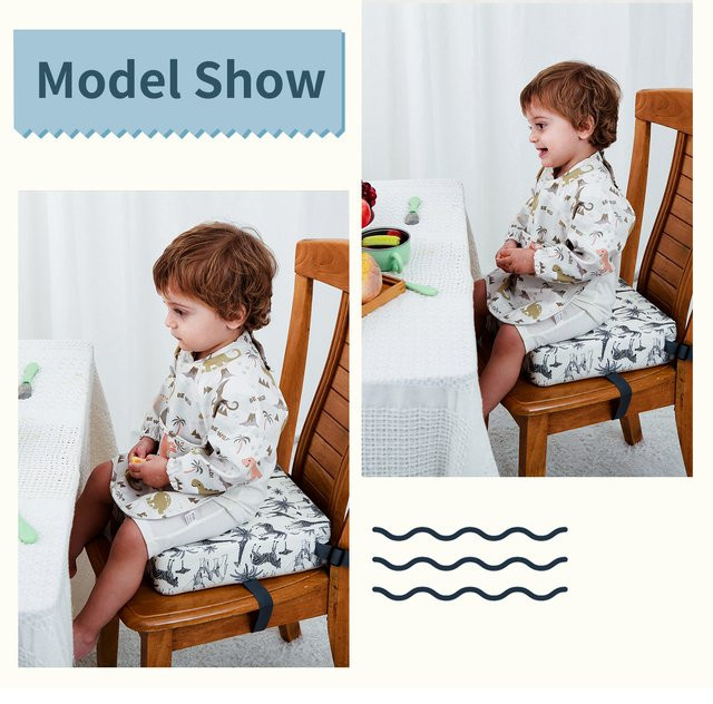 Insular Baby Booster Sitz Safari Multicolour Tragbares Kinder Sitzkissen Einstellbar und Abnehmbar - Bild 1
