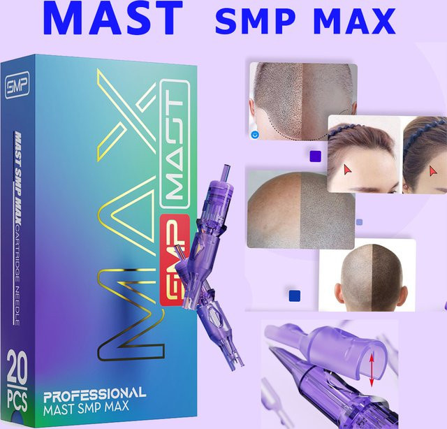 Mast SMP Nadelkartuschen für Skalp-Mikropigmentierung, 20 Stück, Unisex - Bild 1