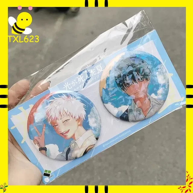 Bandai Tsujinaka Yoshinori das Sommer Hikaru Died Abzeichen Pin, 58mm - Bild 1