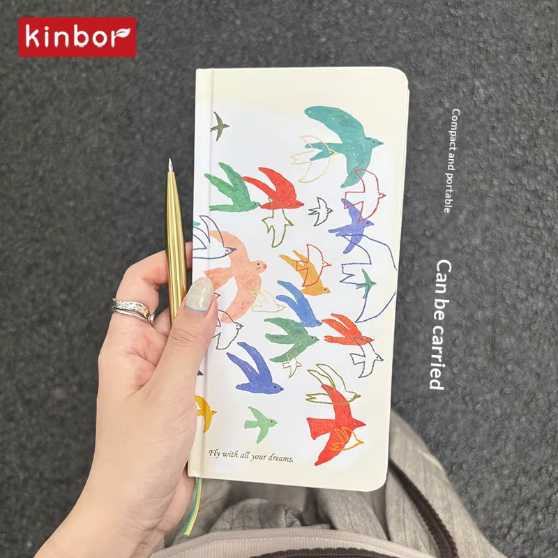 Kinbor Undatiertes Wochenplaner-Notizbuch mit illustriertem Hardcover und To-Do-Listen in Multicolour - Bild 2