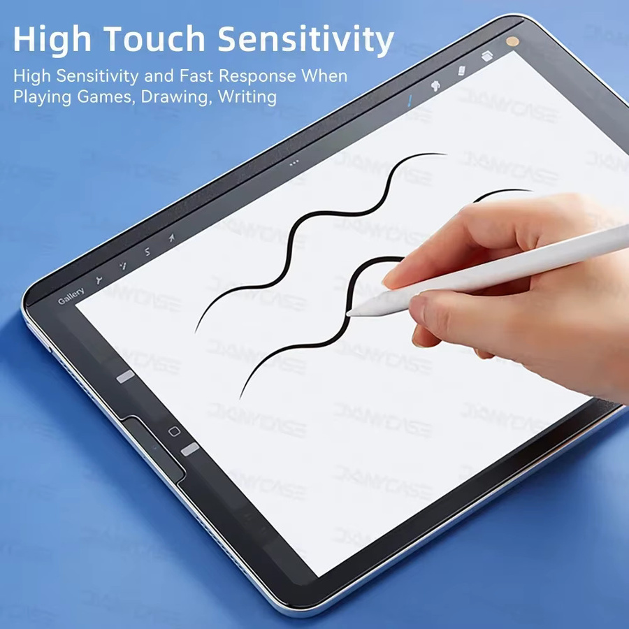 Magnetische Papiergefühlsfolie für Apple iPad Air 11/13 M3 M2 und iPad Pro 12.9 sowie iPad Mini 4 5 6 als Displayschutzfolie in Transparent - Bild 3