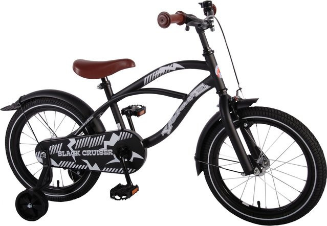 Volare Black Cruiser Kinderfahrrad 16 Zoll ab 4 - 6 Jahre - Bild 1