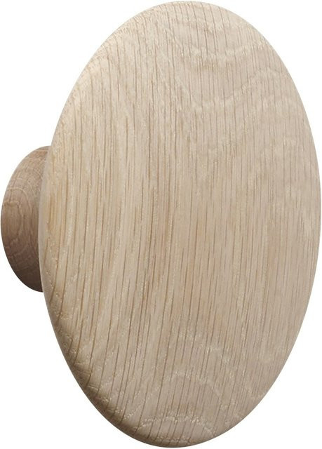 Muuto Dots Wood Wandhaken aus Holz in Braun und Beige mit mattem Finish - Bild 1