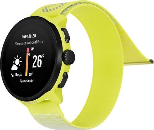 Suunto Run GPS Sportuhr mit Herzfrequenzmessung und Schlaftracking in Gelb - Bild 1