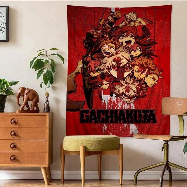 Gachiakuta Magazin Cover Wandteppich von JMG Household Supplies, Retro Anime Wandbehang für Wohnzimmer und Schlafzimmer, Breite: 40 cm, Höhe: 60 cm - Bild 1