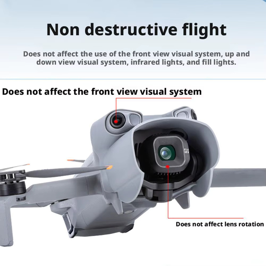 DJI Mini 5 Pro Gegenlichtblende in Grau für verbesserte Luftbildqualität - Bild 3