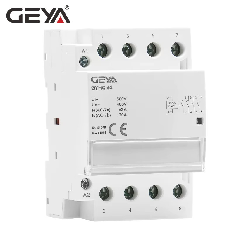 GEYA Modulares AC-Schütz Automatischer Typ für DIN-Schiene in Weiß - Bild 2