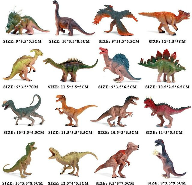 Oenux Jurassic World Dinosaurier Pterodactylus Saichania Actionfiguren PVC - Bild 1
