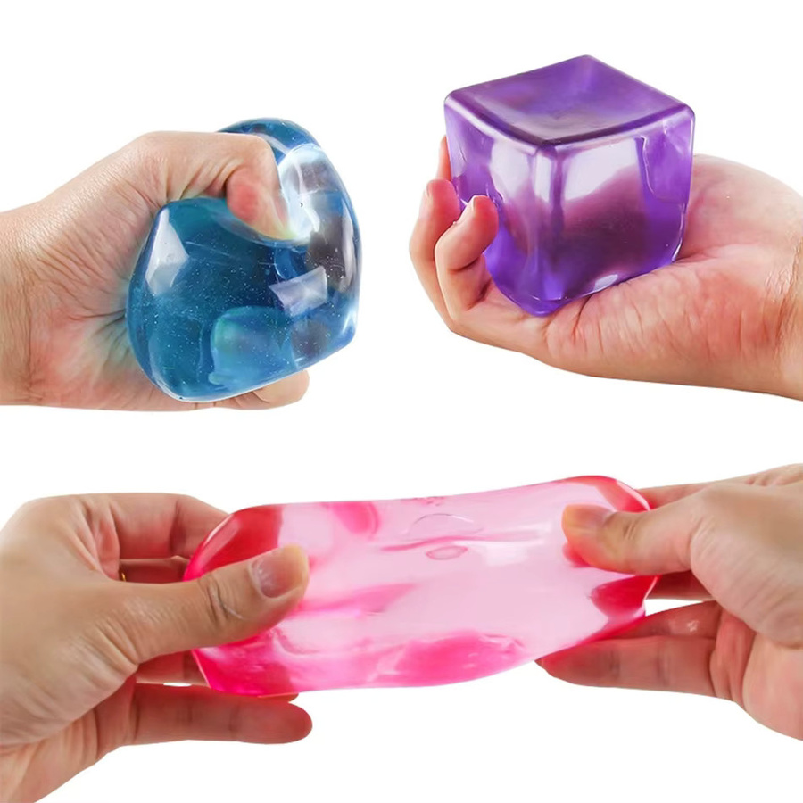Schylling Nee doh Nice Cube, Sensorischer Fidget-Würfel, 8-teiliges Set - Bild 2