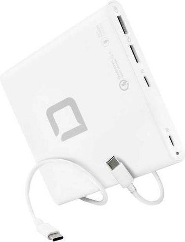 Dicota Universal PRO Laptop Charger 120W mit USB-C und USB-A Anschlüssen, Weiß - Bild 1