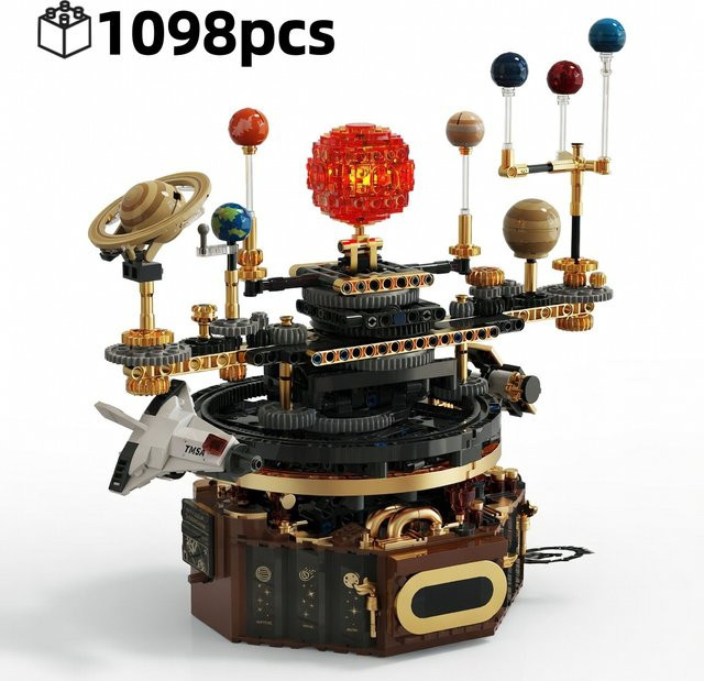 FUNXINEE Technisches Sonnensystem Orrery, Bausteine, Weltraum, 1098 Teile, ab 8 Jahren - Bild 1