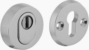 Intersteel Sicherheitsrosette aus Aluminium in Silber, Durchmesser: 60 mm - Bild 1