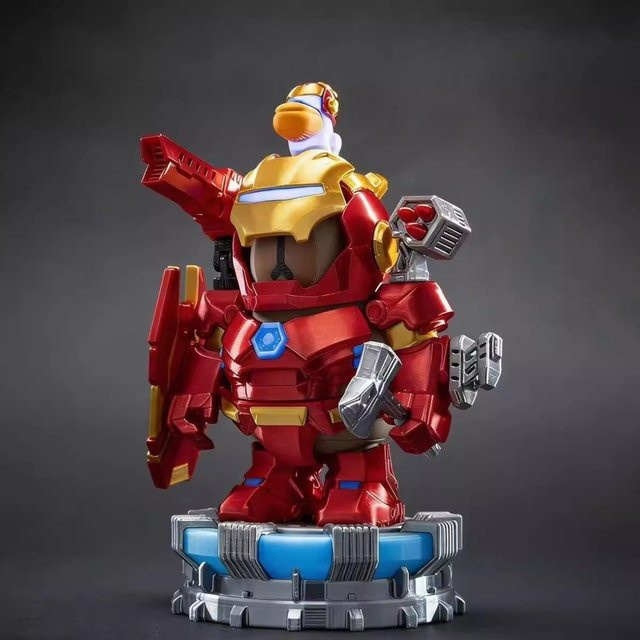 Hot Toys Iron Capy, Capybara Iron Man Mashup, 3D-Gedruckte Figur, Rot - Bild 1