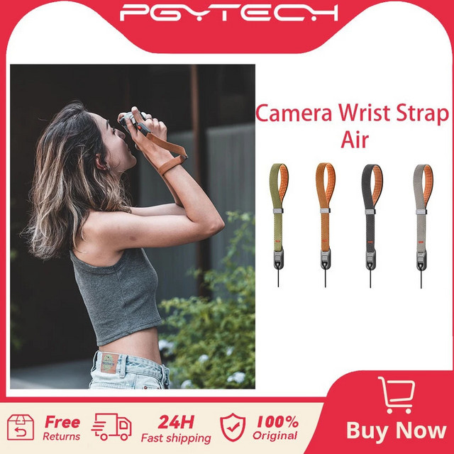 PGYTECH Kamera-Handschlaufe Air Upgrade in Grau mit verstellbarem Schnellverschluss für Sony Nikon Canon und GoPro - Bild 1