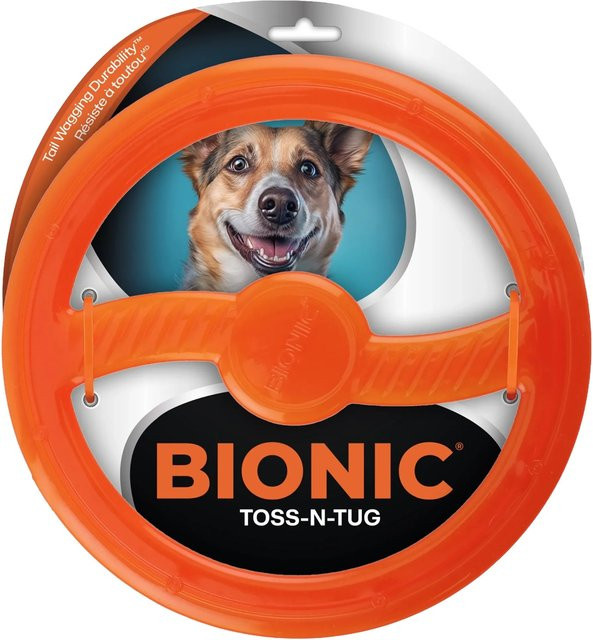 Bionic Hundespielzeug Ring, Orange, 22,7 cm - Bild 1