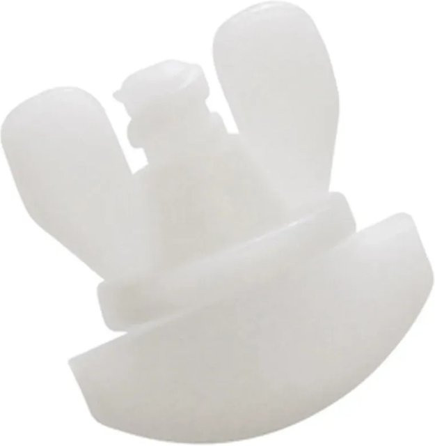 Gardinia Zwischenfeststeller für Schienensysteme in Weiß, 6er Pack - Bild 1