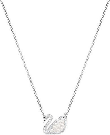 Swarovski Halskette Conic Schwan, Kristall, Perle, Weiß, Damen - Bild 1