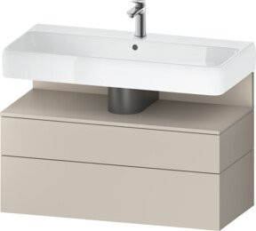 Duravit Waschtischunterschrank Qatego mit Nischenbauweise, B/T/H: 99 x 47 x 59 cm - Bild 1