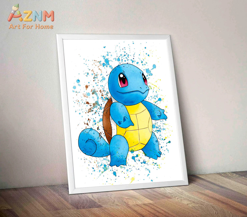 KAYOU Set mit 6 Pokémon Poster Prints, Anime Wandkunst mit Pikachu und Bulbasaur, Mehrfarbig - Bild 2
