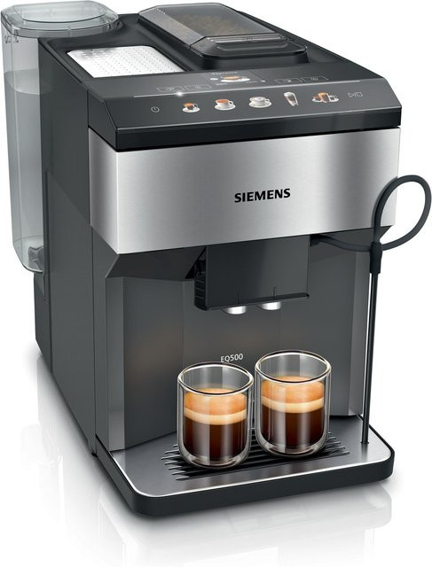 Siemens EQ500 extraKlasse TP517DF3 Kaffeevollautomat in Schwarz/Edelstahl - Bild 1