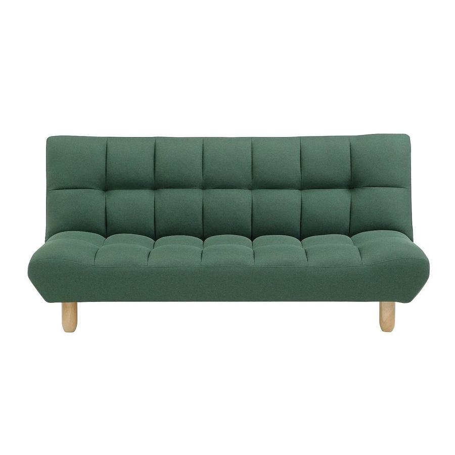 Vente-unique Schlafsofa Esteban in Grün mit Polsterung und Schlaffunktion, Breite: 182 cm - Bild 2