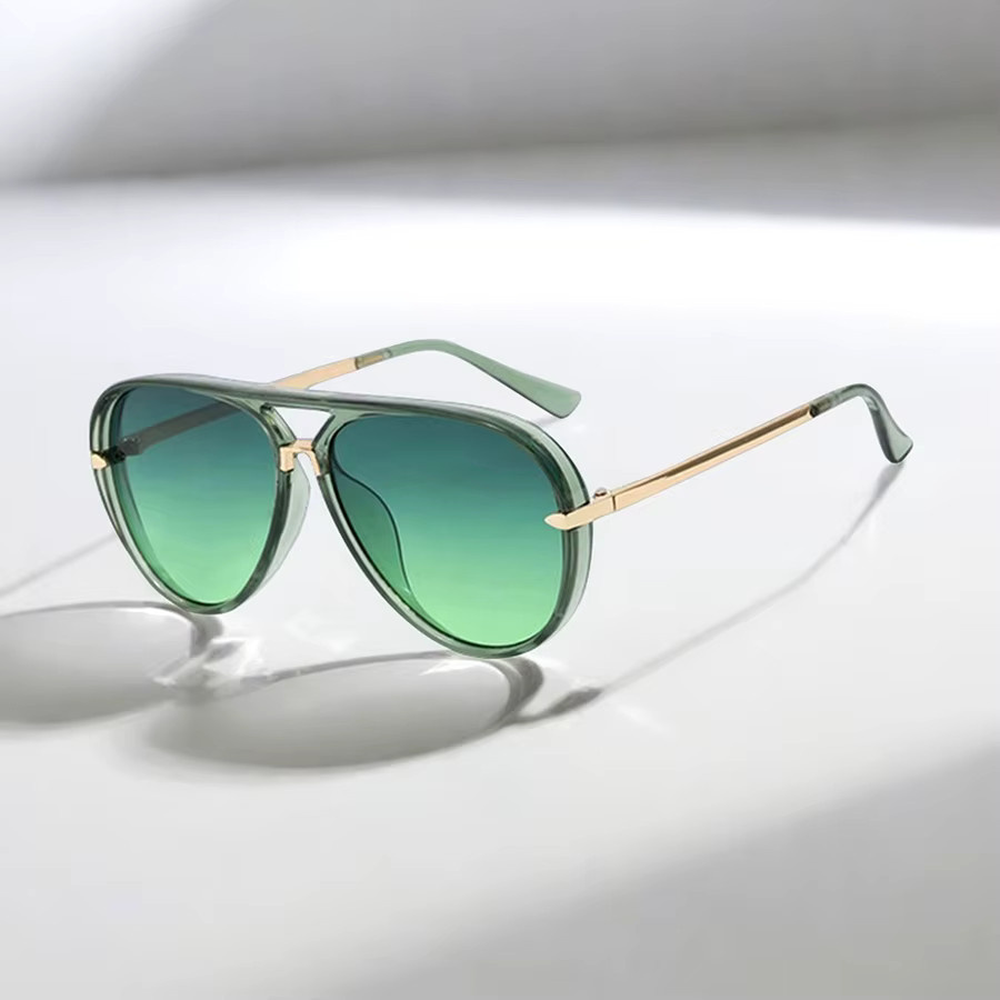 FEYE Sonnenbrille Aviator, Vollrand, grün, Damen - Bild 2