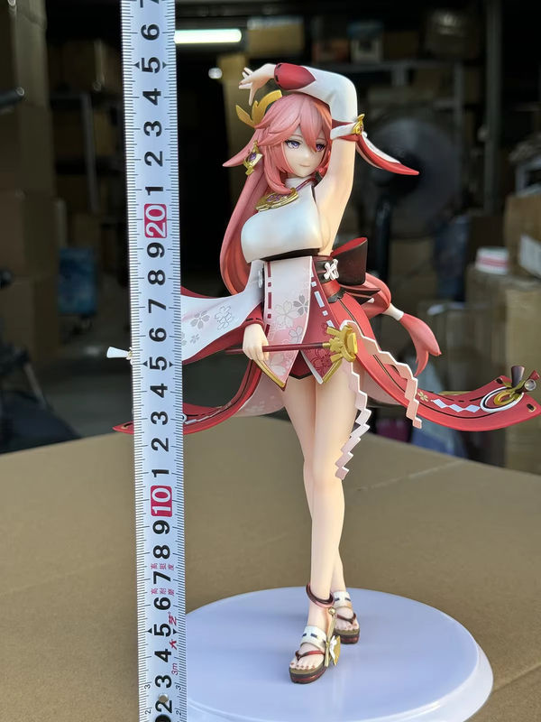 Bandai Genshin Impact Yae Miko Anime Figur in Weiß und Mehrfarbig als dekorative Sammlerstatue - Bild 2