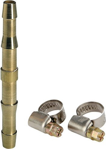 Einhell Schlauchverbindungsrohr aus Messing in Gold, Durchmesser: 7 mm - Bild 1