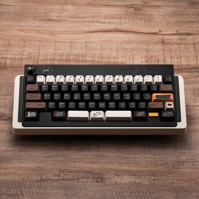 Venit Keys Love Story Tastenkappen-Set, 129 Tasten, PBT Cherry Profile, Farbsublimation, Multicolour, für mechanische MX-Gaming-Tastaturen - Bild 1