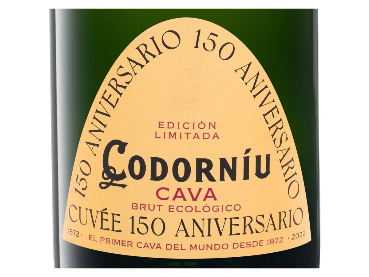 Codorniu Cava Edición Limitada Cuvée 150 Anniversario brut vegan Schaumwein 0,75 l - Bild 2