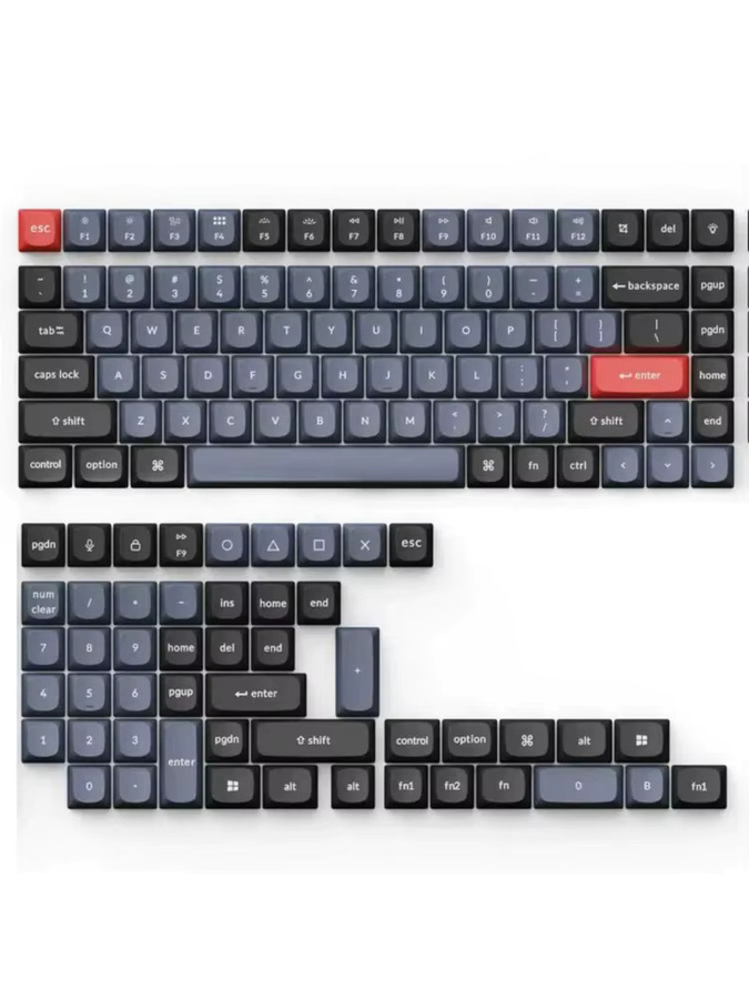 Keychron Artisan PBT-Tastenkappen im Cherry Profile für mechanische Tastaturen, Multicolor - Bild 5
