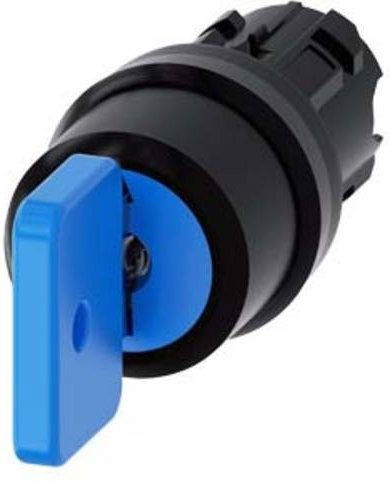 Siemens Schlüsselschalter 3SU1000-4GL11-0AA0 in Blau mit IP66 Schutzart - Bild 1