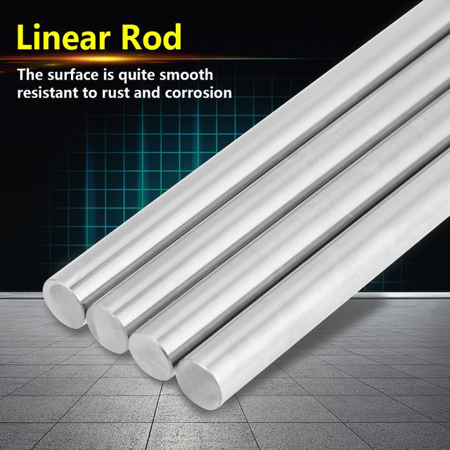 WALFRONT Linearlagerstange aus Edelstahl in Silber, 12mm Durchmesser, Zylinderführungsschiene und Linearwelle - Bild 1