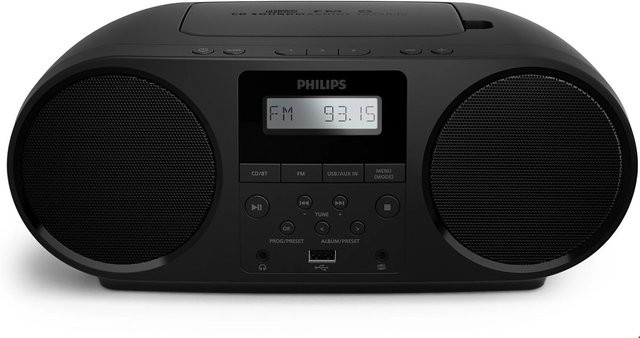 Philips TAZ5000/10 CD-Soundmachine in Schwarz mit Bluetooth und USB-Anschluss - Bild 1