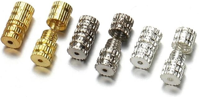 Zylinder Schraube Verschlüsse für Halskette und Armband, 100 Stück - Bild 1