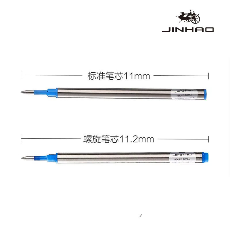 Jinhao Gel-Tintenminen für Kugelschreiber, 5 Stück, Blau und Schwarz - Bild 2