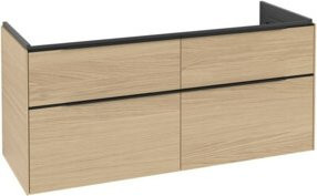 V&B Waschtischunterschrank Subway 3.0 in Nordgrau, B/T/H: 127,2 x 57,6 x 47,8 cm - Bild 1