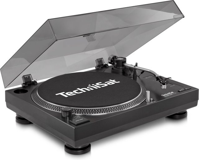 TechniSat TechniPlayer LP 300 Plattenspieler mit Direktantrieb und USB-Anschluss schwarz/silber - Bild 2