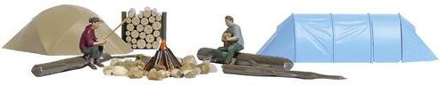 Busch Natur Action-Set Wildcamping, Bausatz, 1:87 (Spur H0) - Bild 1