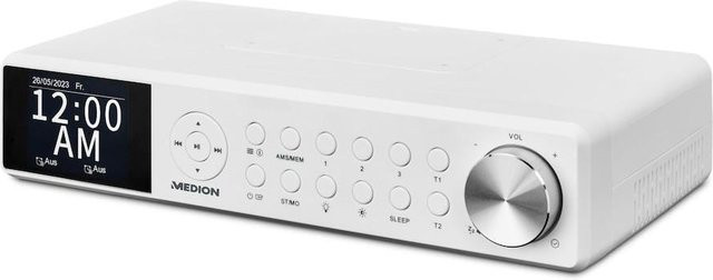 LIFE P66750 DAB+ Küchenradio in Weiß (unterbaufähig) - Bild 1