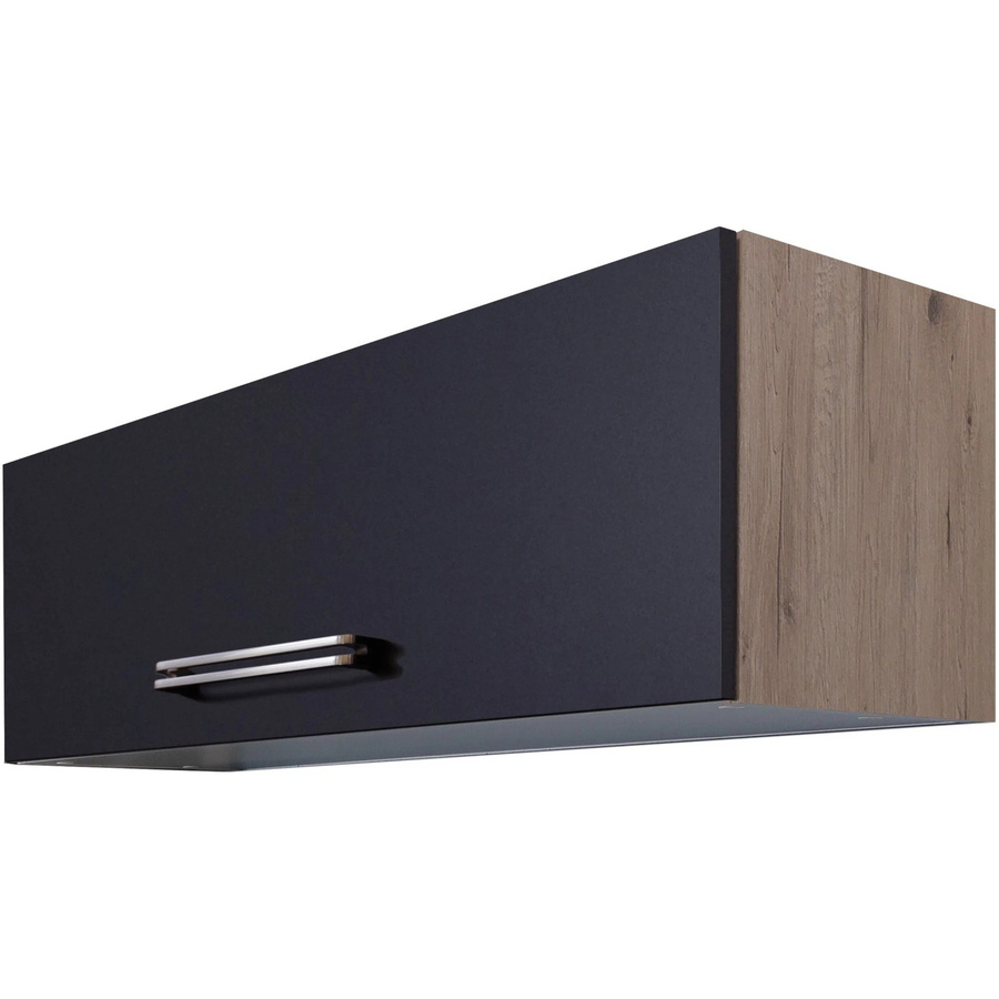 Flex-Well Küchen-Kurz-Hängeschrank Lara in San Remo Eiche hell Nachbildung, B/T/H: 100 x 32 x 32 cm - Bild 2