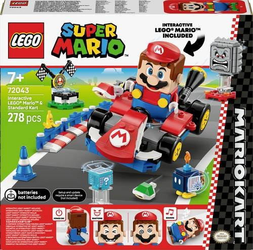 LEGO Super Mario Mario Kart Interaktiver Mario & Standard-Kart - Bild 1