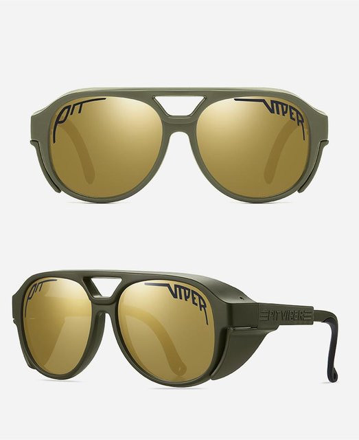 Freedom Outdoors Sonnenbrille, Vollrand, Round, Multicolor, Green, Unisex - Bild 1
